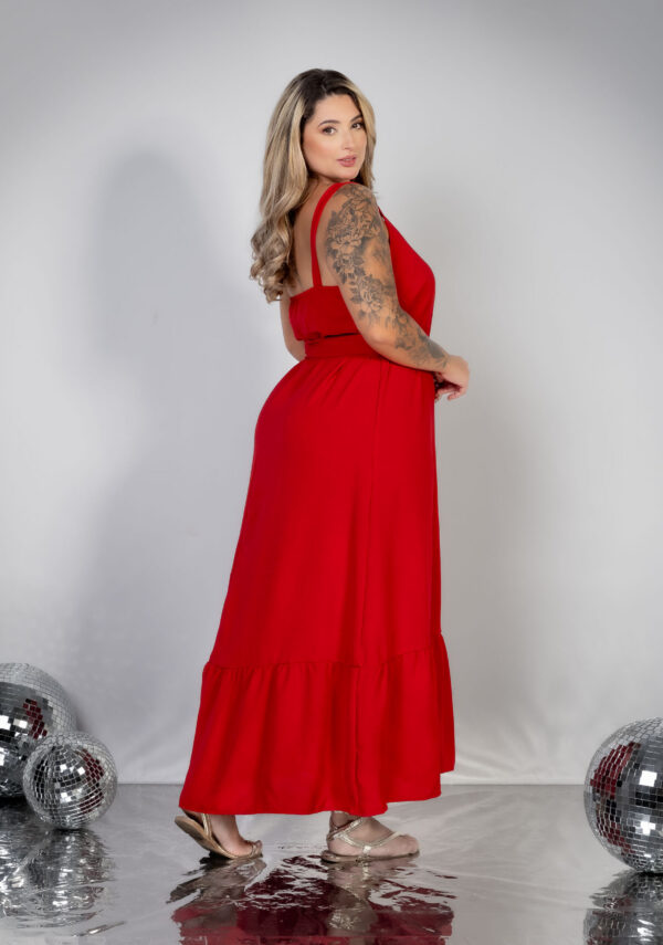 Vestido longo Maria festas plus size