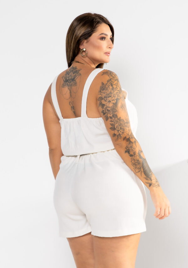 Conjunto alfaiataria shorts e regata luxo