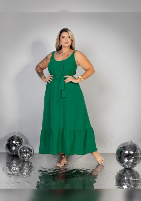 Vestido longo Maria festas plus size